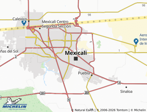 MICHELIN Orquídeas map - ViaMichelin