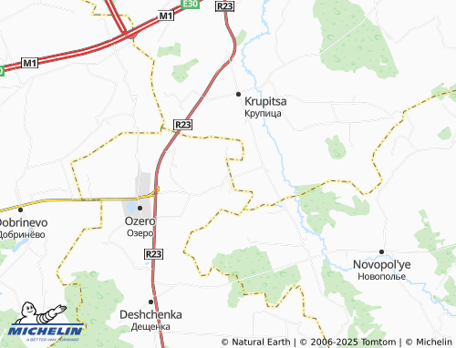 MICHELIN Bokhany map - ViaMichelin