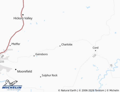 Carte MICHELIN Charlotte - ViaMichelin