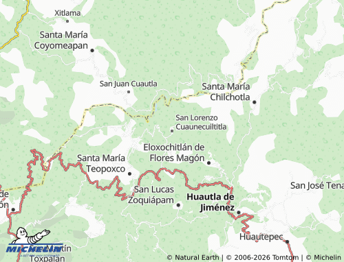 Mappa MICHELIN San Lorenzo Cuaunecuiltitla - ViaMichelin
