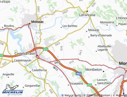 MICHELIN-Landkarte Chemin Peyrat - ViaMichelin