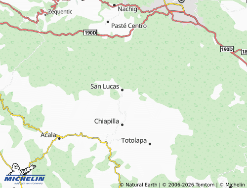 MICHELIN Centro San Lucas map - ViaMichelin