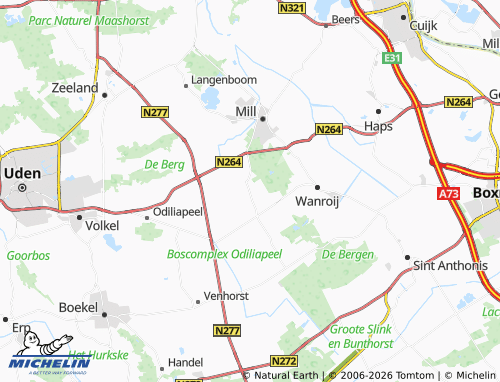 MICHELIN Wilbertoord map - ViaMichelin
