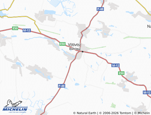 MICHELIN-Landkarte Kryvachyntsi - ViaMichelin