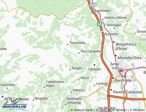 Mapa MICHELIN Trausella - ViaMichelin