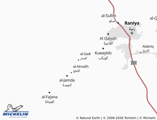 Carte MICHELIN al-Sadr - ViaMichelin