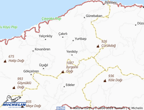 Mappa MICHELIN Yeniköy - ViaMichelin