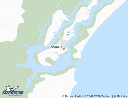 Mapa MICHELIN Cananéia - ViaMichelin