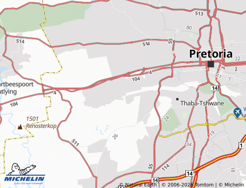 Mapa MICHELIN Matejoane - ViaMichelin