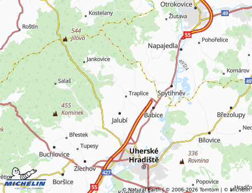 Mappa MICHELIN Traplice - ViaMichelin
