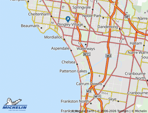 MICHELIN Edithvale map - ViaMichelin