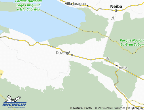 MICHELIN Duvergé map - ViaMichelin