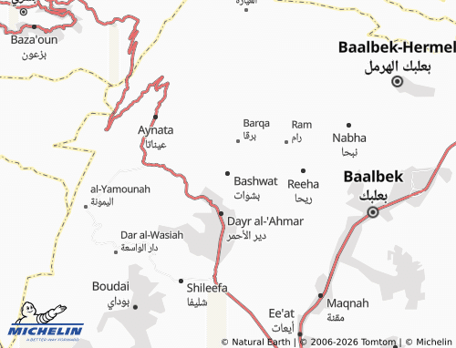 Carte MICHELIN Bashwat - ViaMichelin