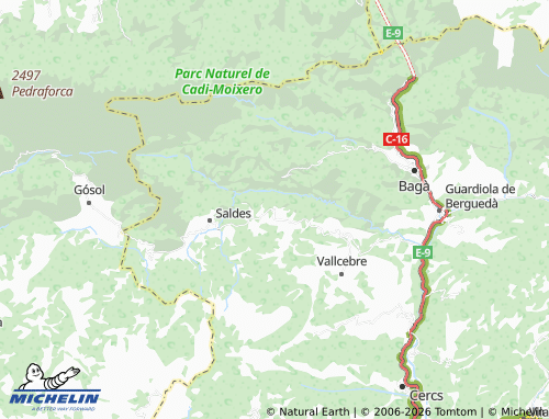 MICHELIN Maçaners map - ViaMichelin