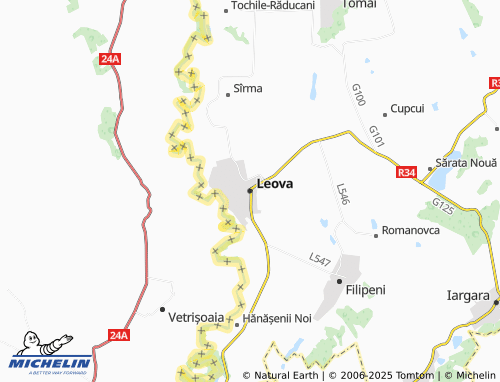 MICHELIN Leova map - ViaMichelin