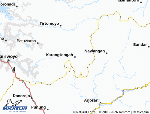 MICHELIN Karangtengah map - ViaMichelin