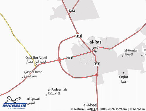 MICHELIN-Landkarte al-Madeenah - ViaMichelin