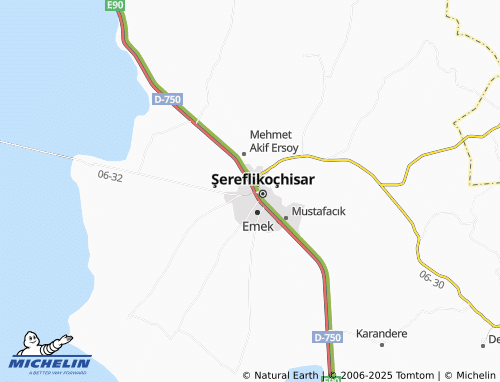 MICHELIN Yeşilova map - ViaMichelin