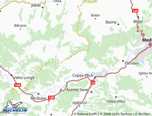 MICHELIN Chesler map - ViaMichelin