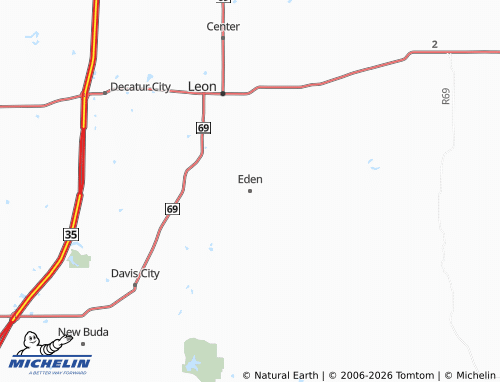Mappa MICHELIN Eden - ViaMichelin
