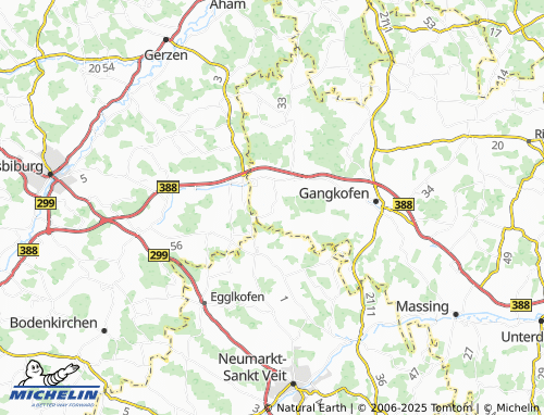 Mapa MICHELIN Angerbach - ViaMichelin