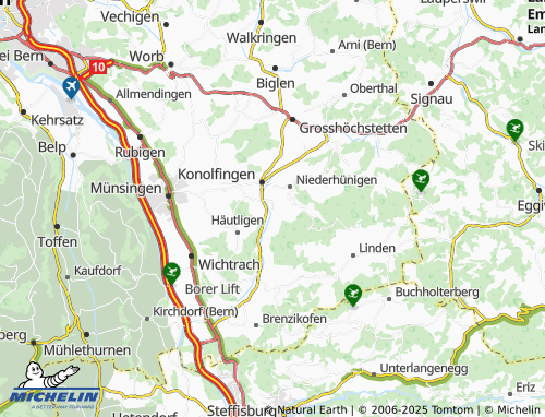 MICHELIN Freimettigen map - ViaMichelin
