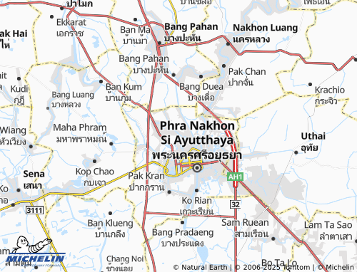 MICHELIN-Landkarte Khlong Sa Bua - ViaMichelin