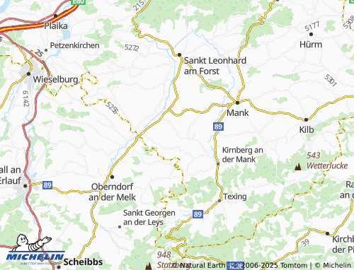 MICHELIN-Landkarte Harbach - ViaMichelin