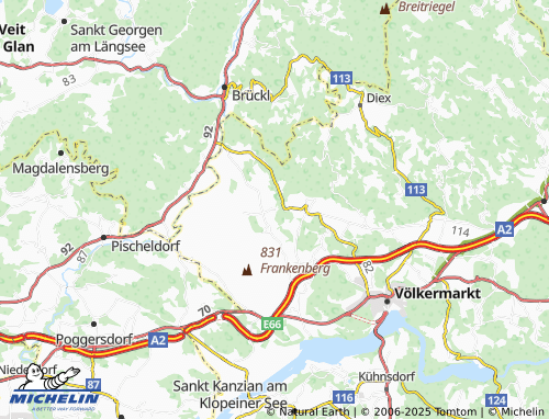 MICHELIN-Landkarte Waisenberg - ViaMichelin