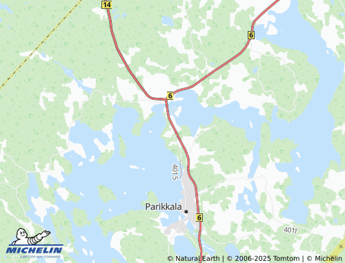MICHELIN Moskuunniemi map - ViaMichelin