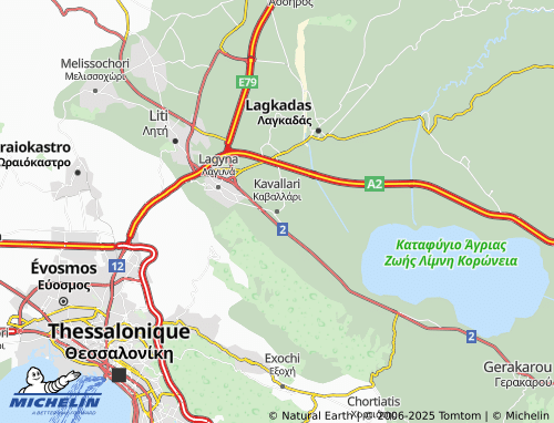 MICHELIN Kavallari map - ViaMichelin
