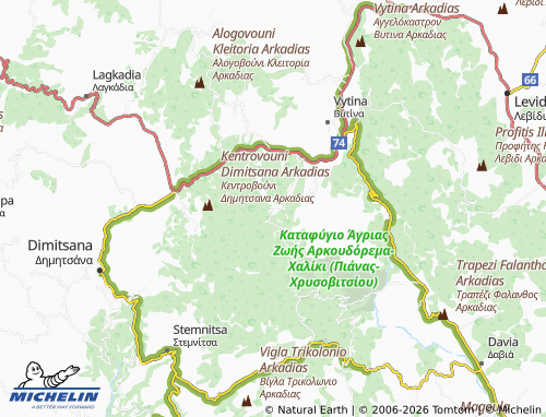 Carte MICHELIN Elati - ViaMichelin