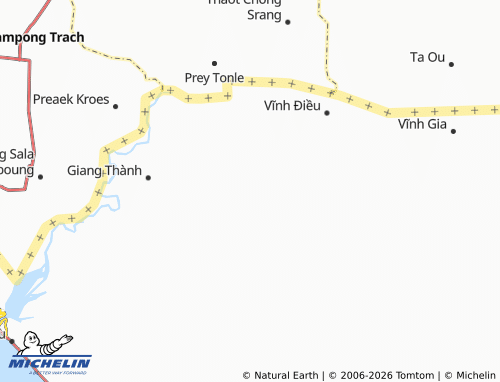 Mapa MICHELIN Giang Thành - ViaMichelin
