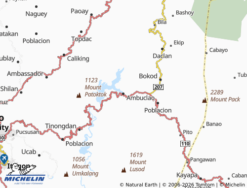MICHELIN Ambuclao map - ViaMichelin