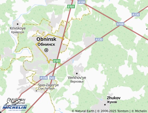 MICHELIN Belousovo map - ViaMichelin