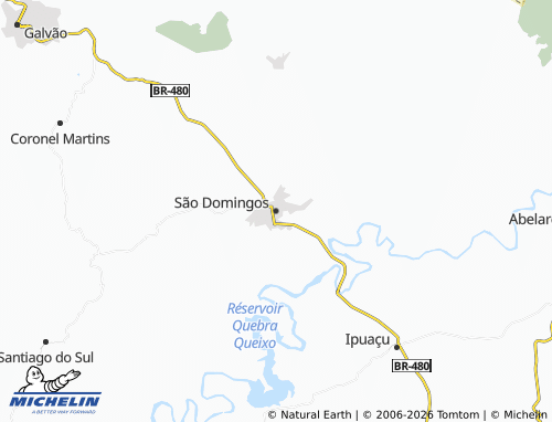 Mapa MICHELIN São Domingos - ViaMichelin