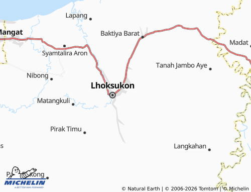 MICHELIN Meunye Matang Ubi map - ViaMichelin