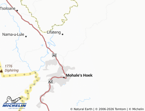 MICHELIN Tsepo map - ViaMichelin