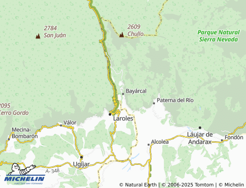 Mappa MICHELIN Bayárcal - ViaMichelin