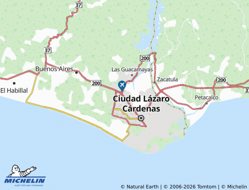 MICHELIN Comunal Morelos map - ViaMichelin