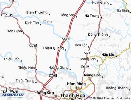 Mapa MICHELIN Thiệu Quang - ViaMichelin