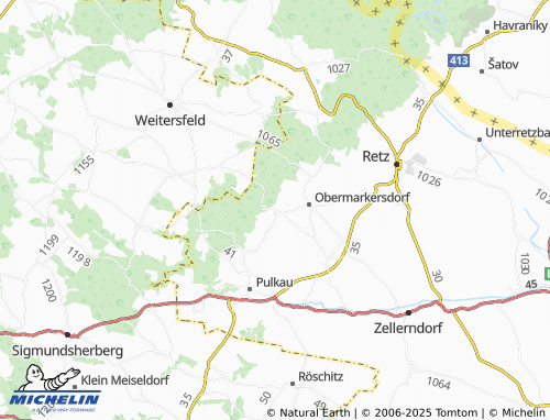 MICHELIN Waitzendorf map - ViaMichelin