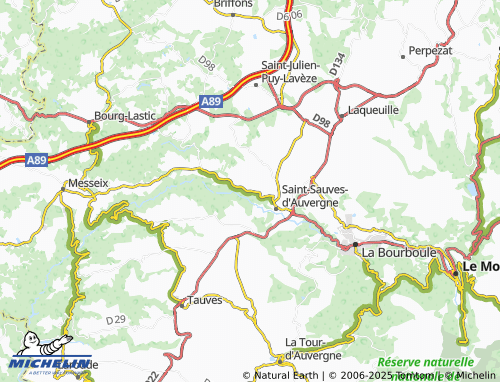 Mappa MICHELIN Choriol - ViaMichelin