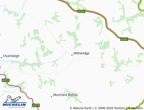 Mappa MICHELIN Witheridge - ViaMichelin
