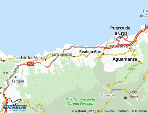 Mapa MICHELIN La Guancha - ViaMichelin