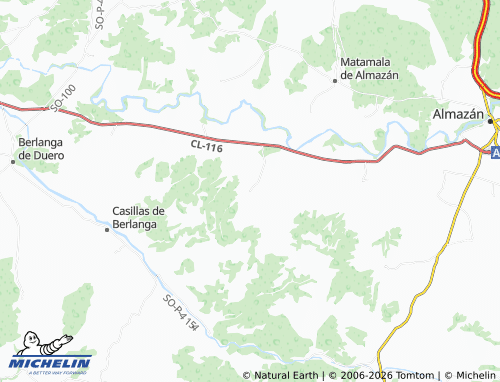 MICHELIN Velamazán map - ViaMichelin