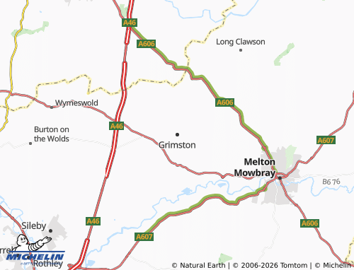 Carte MICHELIN Grimston - ViaMichelin
