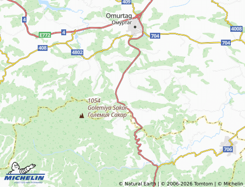 MICHELIN Zelena morava map - ViaMichelin