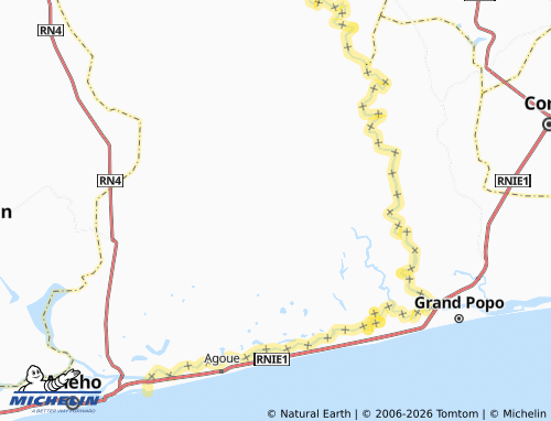 MICHELIN Aklakou Etchavi map - ViaMichelin