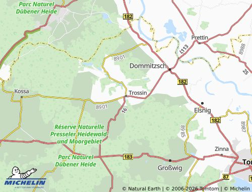 MICHELIN Trossin map - ViaMichelin